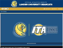 Tablet Screenshot of landerbearcats.com
